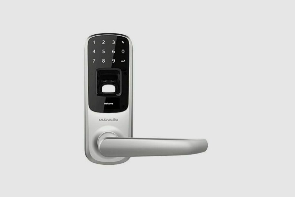 Ultraloq UL3 Fingerprint and touchscreen keyless smart lever door lock