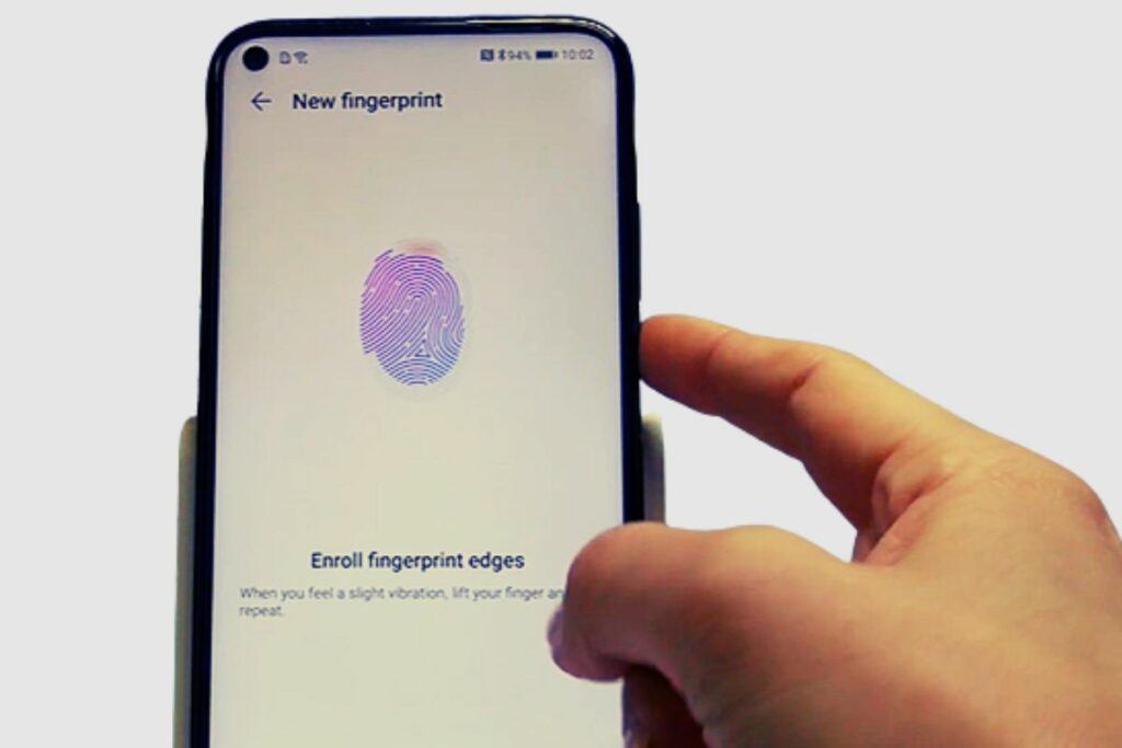 Does Huawei P40 Lite have a fingerprint_