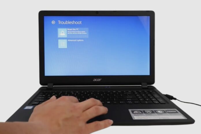 How to factory reset Acer Aspire 5 laptop (2)