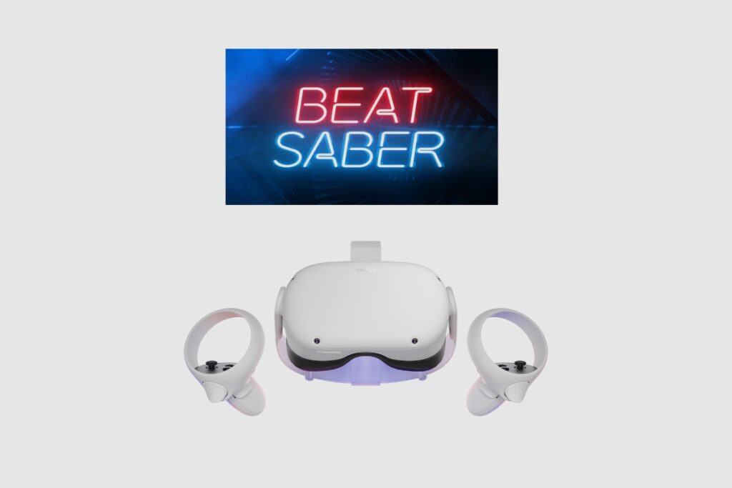 Meta Quest 2 With Beat Saber (2)