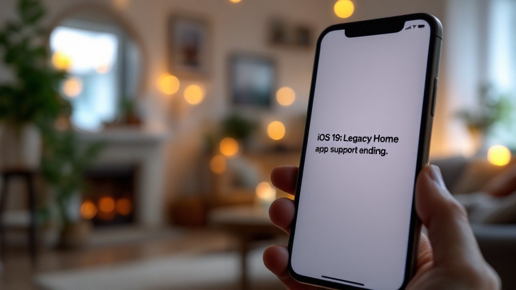Apple iOS 19 Ends Support for Legacy Home App System
